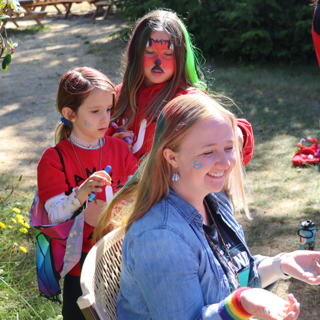 Campers do Tahoe's hair