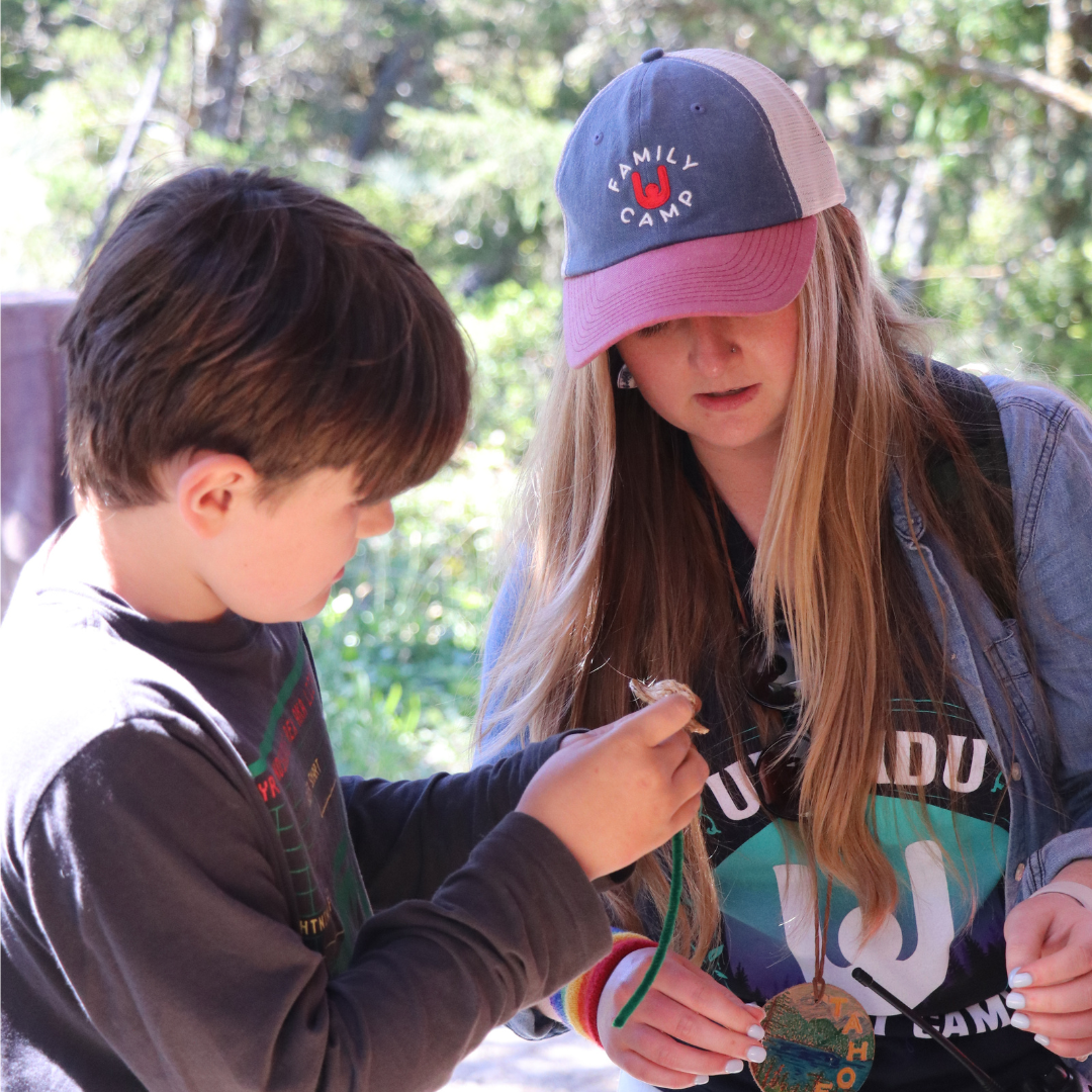 Tahoe & Camper work on art project