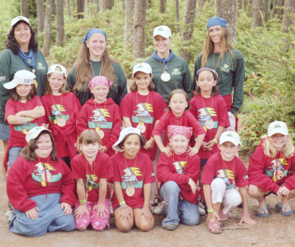 cabin photo from early camp days