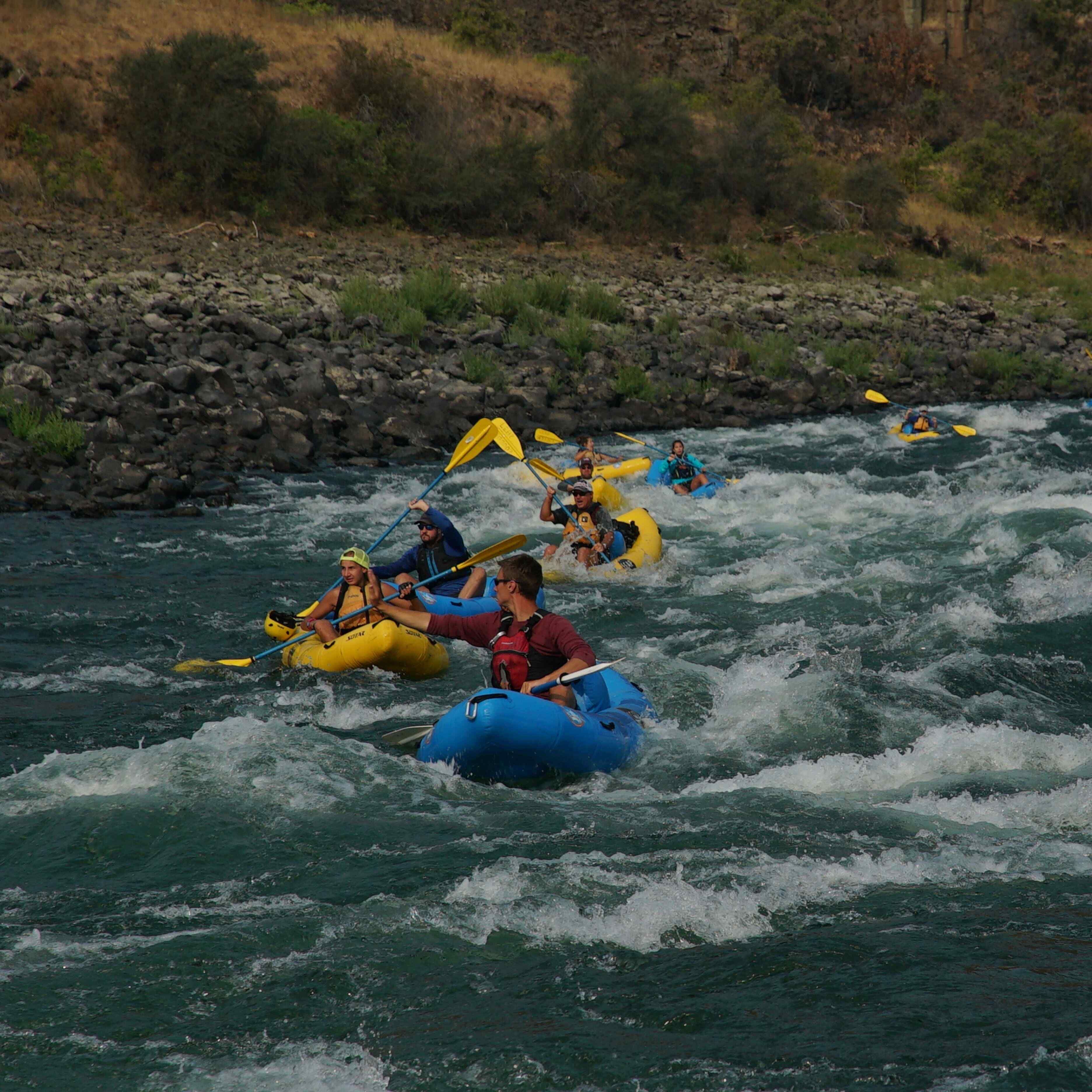 white water kayaking